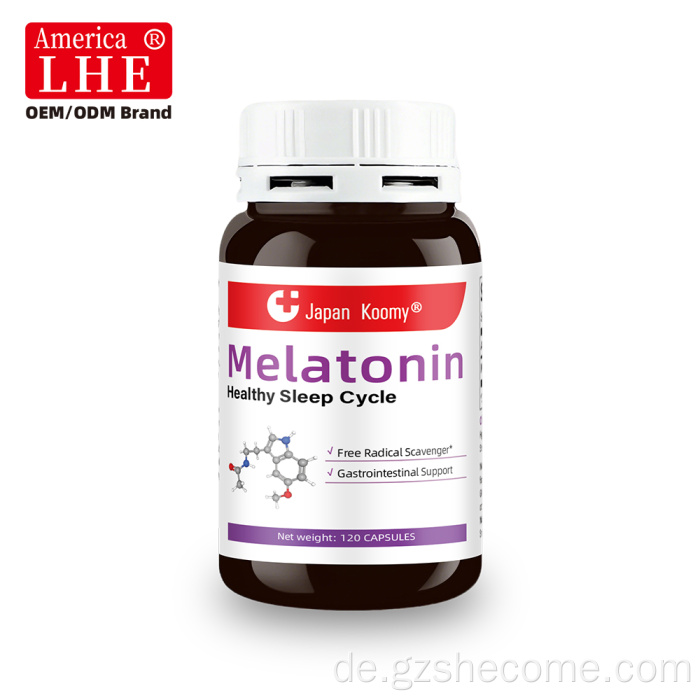 Shecome Melatonin-Kapseln unterstützen einen gesunden Schlafzyklus